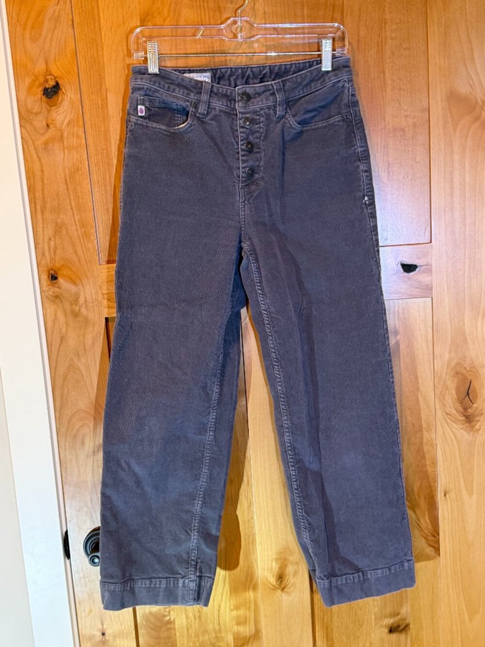 Stio Rivet Wide Leg Corduroy Pants Charcoal Size 6